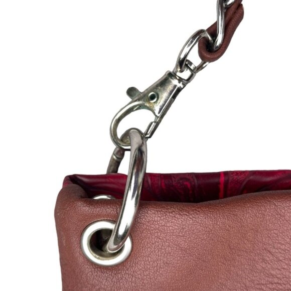 Western Faux Leather Red Mini Purse Rhinestone Buckle Stampede Cowgirl Country - Picture 6 of 11